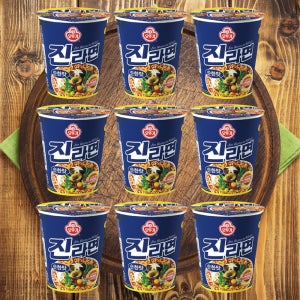 오뚜기 진라면 순한맛 컵라면 65g 24개 작은컵 라면