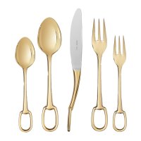 에르메스 아틀라지 골드 디저트 커트러리 / HERMES Attelage Gold dessert Cutlery