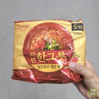 노브랜드 라면한그릇 얼큰 115g x 5입