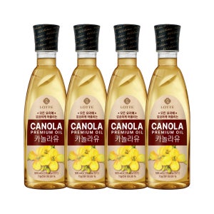 쉐푸드 카놀라유 500ml, 4개
