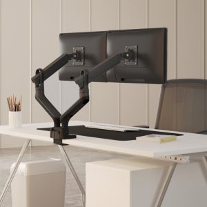 이지밸런스 듀얼 모니터암 BEMA-2DG 모니터거치대 받침대 카멜마운트 vesa 75x75 100x100