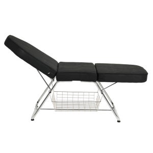 3단미용베드 메이크업 마사지 피부 속눈썹 반영구 블랙 1800X600X630