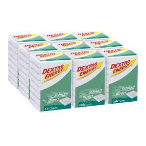 덱스트로 에너지 그레이프 슈가 8개입 9팩 칼슘 Dextro Energy Grape Sugar, Pack of 9 36686