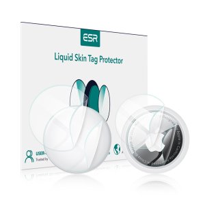 ESR 에어태그 리퀴드스킨 TPU 보호 필름 전후면 세트 2팩