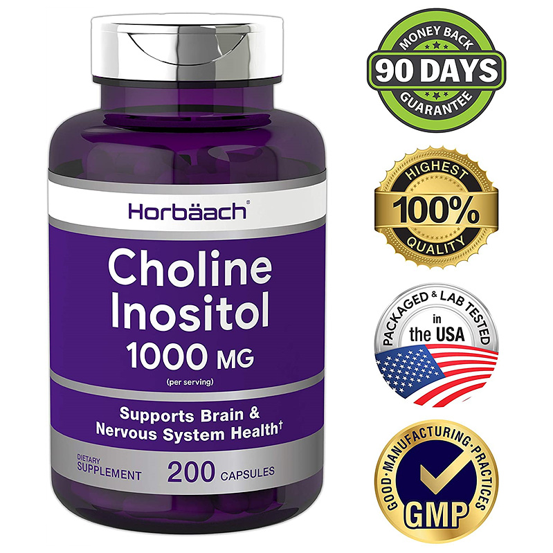 Horbaach Choline Inositol 콜린 이노시톨 200캡슐