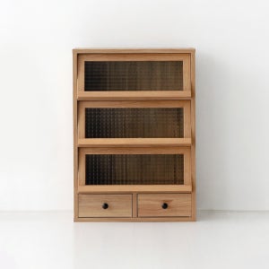 필몬 수납장 3문2서랍 CHM7150 500x200x705mm, 3단, 캄포어베니어 9253.1824