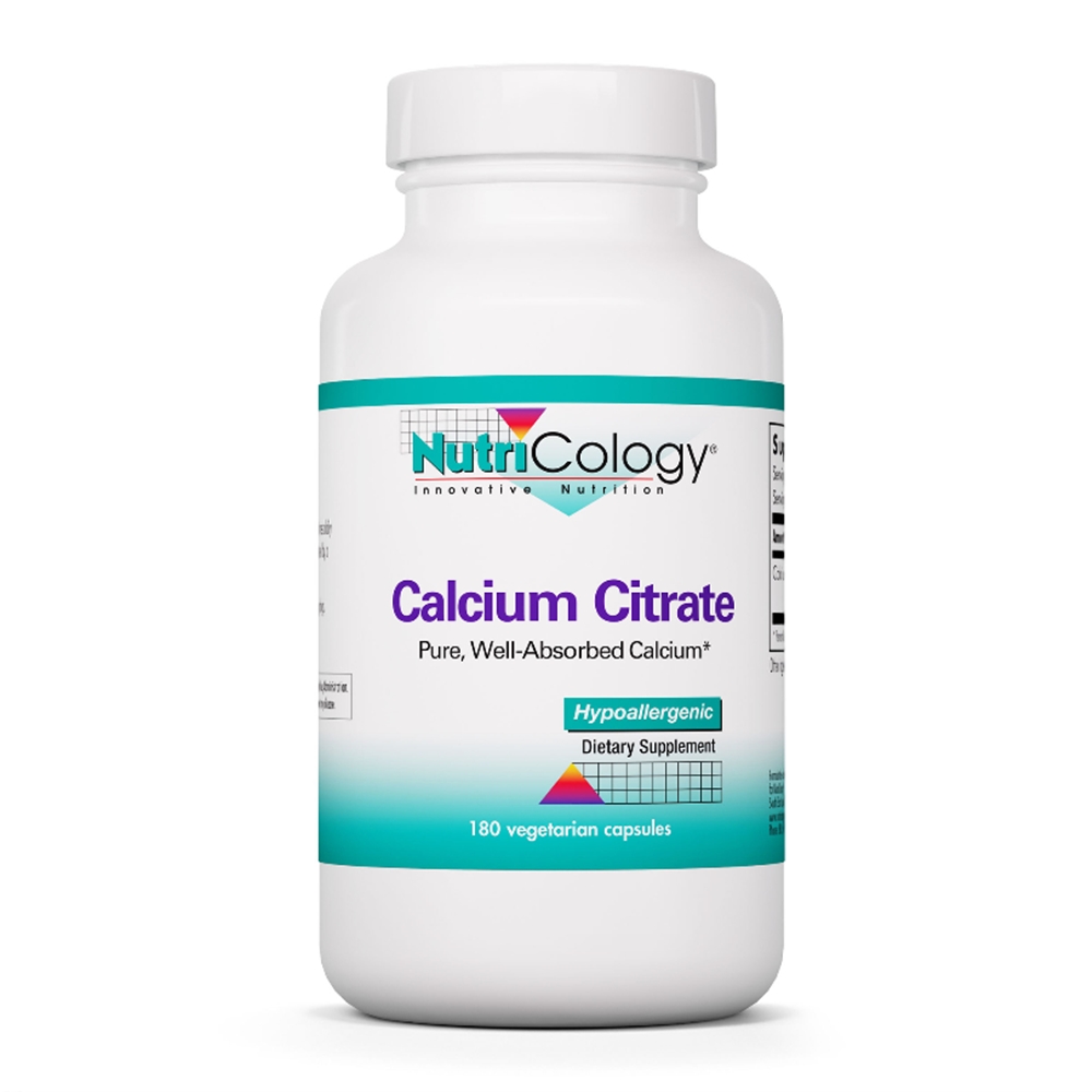 <b>뉴트리콜로지</b> Nutricology <b>칼슘</b> 시트레이트 구연산 180캡슐