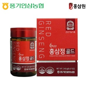 6년근 홍삼정 골드 240g 풍기인삼농협