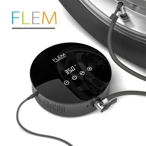 FLEM 차량용 타이어 공기주입기 디지털 공기압확인 터치센서 FTA300