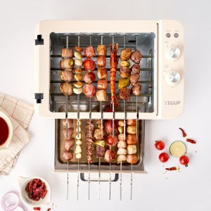 리큅 전기 그릴 LGR-MC1001 야키토리 츠쿠네 양꼬치 기계 구이 국물요리 바베큐