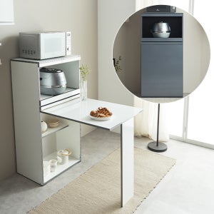 전자렌지 수납장 선반 접이식 식탁 테이블 렌지대