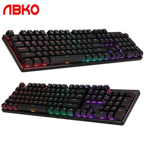 앱코 해커 K570 축교환 청축 레인보우 무빙 LED 게이밍 기계식 키보드