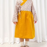 P1116 - Hanbok 아동 여아 한복 랩스타일 원피스 패턴 도안 옷본 아동복 패턴인