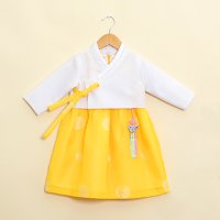 P913 - Hanbok 아동 여아 한복 원피스 저고리 패턴 도안 옷본 아동복 패턴인