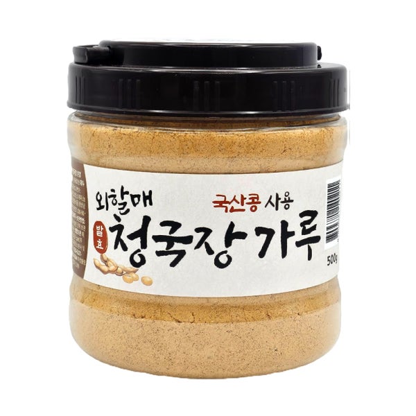 외할매 청국장 가루 국산콩 100% 냄새안나는 청국장 분말 500g