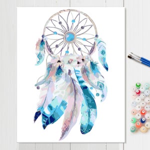 보태니컬 유화 그리기 세트 그림 수작업 집순이 취미 DIY 40 드림캐쳐 2 40x50
