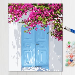 청량한 풍경 그림 캔버스페인팅 셀프페인팅 집순이 취미 DIY 44 스카이도어 40x50