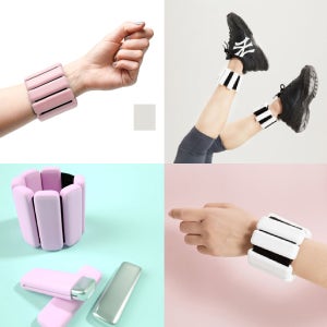 방수 실리콘 중량밴드 손목 발목 모래주머니 효과 발아령 0.5파운드 1+1