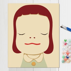 일러스트 귀여운 그림 유화 그리기 세트 집순이취미 DIY 50 꿈꾸는아이 2 40x50