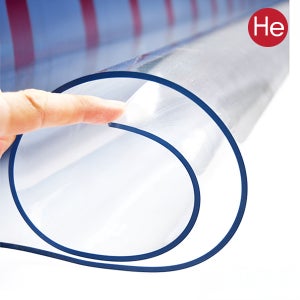 He 검사받은 투명비닐 두께1mm폭120cm 총길이20M 대용량 1롤 유리대용 식탁 책상 보호 방수 패드 필름 투명 잘라쓰는 매트 아스테이지 주문제작 가능