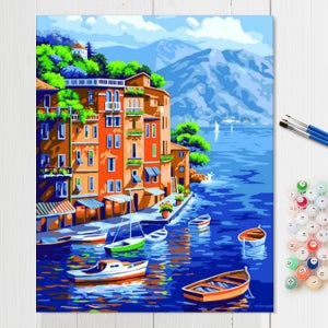풍경그림 힐링 태교 취미 유화그리기 셀프페인팅 DIY 221 베네치아 40x50