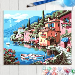 유화그리기 풍경그림 셀프페인팅 힐링취미 DIY 224 수상도시 50x40