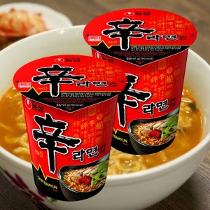 농심 신라면 작은 컵 65g 24개 컵라면 미니컵