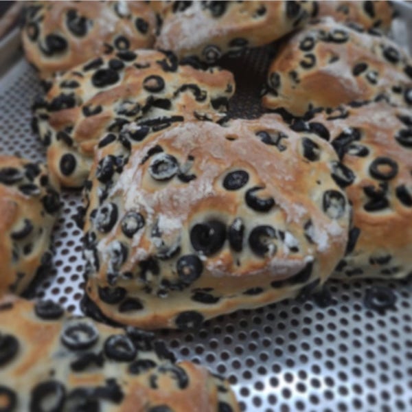 올리브 치아바타 빵 400g