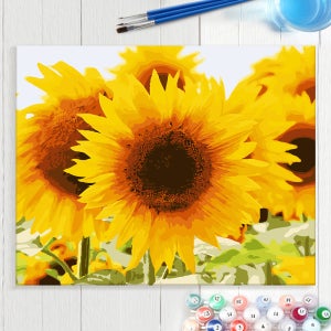 복을부르는 셀프페인팅 집순이 취미생활 DIY 142 행복해바라기