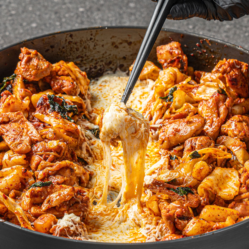 마들 춘천 양념 순살 숯불 닭갈비 1kg 택배