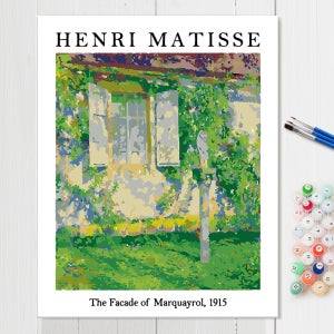 앙리 마티스 식물그림 명화 그리기 세트 집순이 취미 DIY 105 마퀴롤 40x50