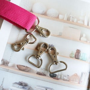 4개입 가방연결고리 붕어개고리 니켈 4종