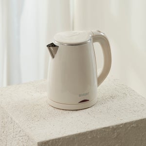 [WTK-1011W] 윈세프 1L 전기포트 무선 미니 주전자 스텐 커피 아이보리