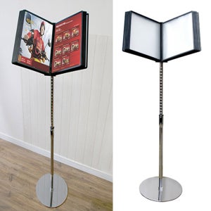 스탠드 메뉴북 A4 입간판 메뉴판 안내문 바인더 화일 상품정보 홍보물전시