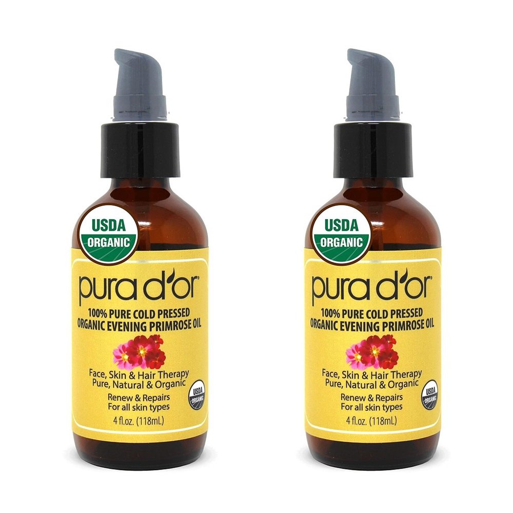 PURA DOR 퓨라도르 <b>이브닝 프림로즈 오일 118ml</b> 2팩