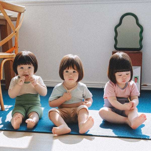 5+1 아기내복 봄 여름 신생아 7부 반팔 나시 밤부 유아 매쉬 배앓이골지 모달 아기실내복