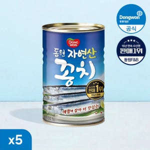 동원 꽁치 통조림 300g 5개