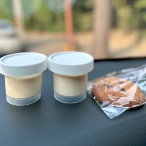 요거트 100ml 100개 PP재질 디저트병