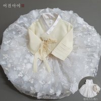 설화 원피스 (백일-8세) 여아한복 드레스 돌잔치 키즈 레이스