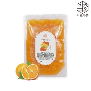 이츠라온 수제과일청 오렌지청 큐브 1kg