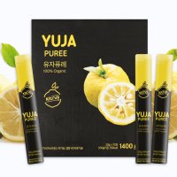 [에덴] 국내산 유기농 유자로 만든 사계절 유자 퓨레 1400g (20g x 70포)