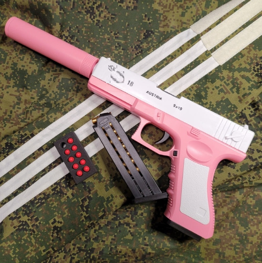 콜트m1911 글록18c 볼트액션 탄피배출 레드