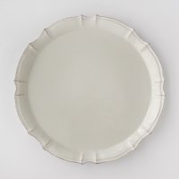 벨류세라믹 끌로에 케이크접시 Cake Plate 34cm 아이보리