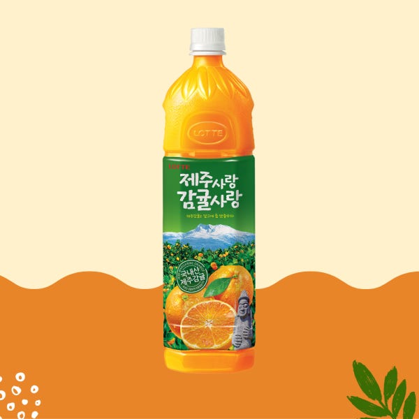 롯데 제주사랑 감귤사랑 1.5L x 6입