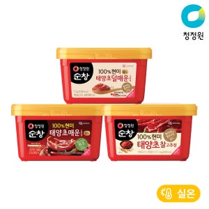 청정원 순창 100% 현미 덜매운고추장 1kg 외 2종 총2개