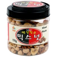 믹스넛 550g / 커피땅콩 구운땅콩 호두 아몬드 바나나칩 / 간식 안주 선물