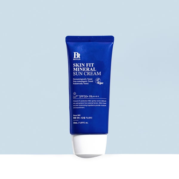 벤튼 스킨핏 미네랄 무기자차 톤업 선크림 50mL