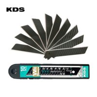 KDS 커터날 LB-10BWZ 흑강 컷터날 캇타 카타 대형 초강력 블랙 18MM 10개입