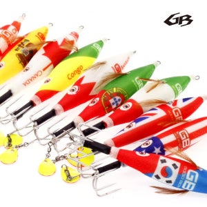 GB 타코마루 블레이드 에기 글로벌버전 축광 문어에기 국기