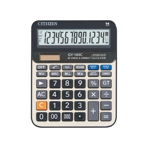 특대형 (GY-140C 계산기) 14자리 사무용 탁상용 전자 계산기 빅사이즈 대형